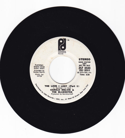 Harold Melvin & the Bluenotes The love i lost
