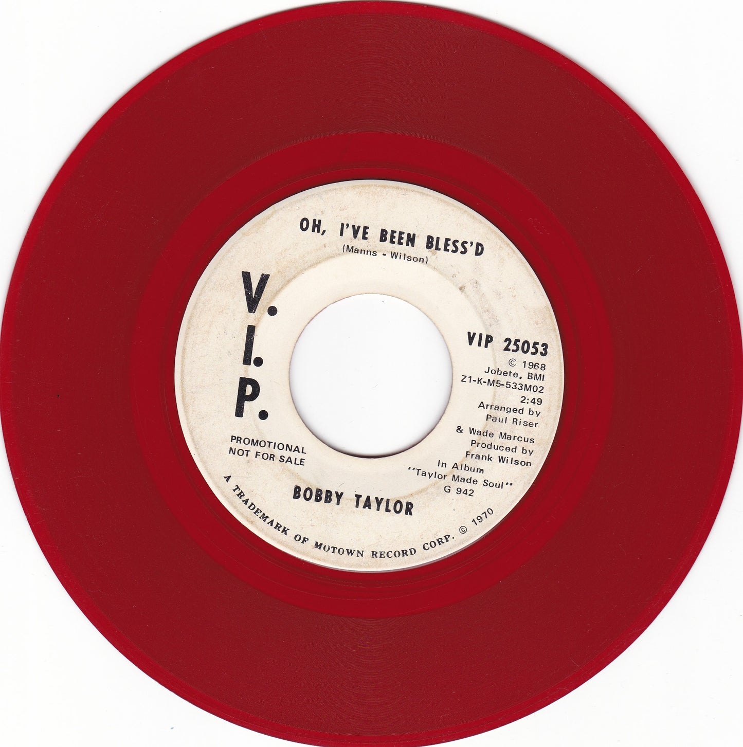 Bobby Taylor Oh i've been blessed EX Demo