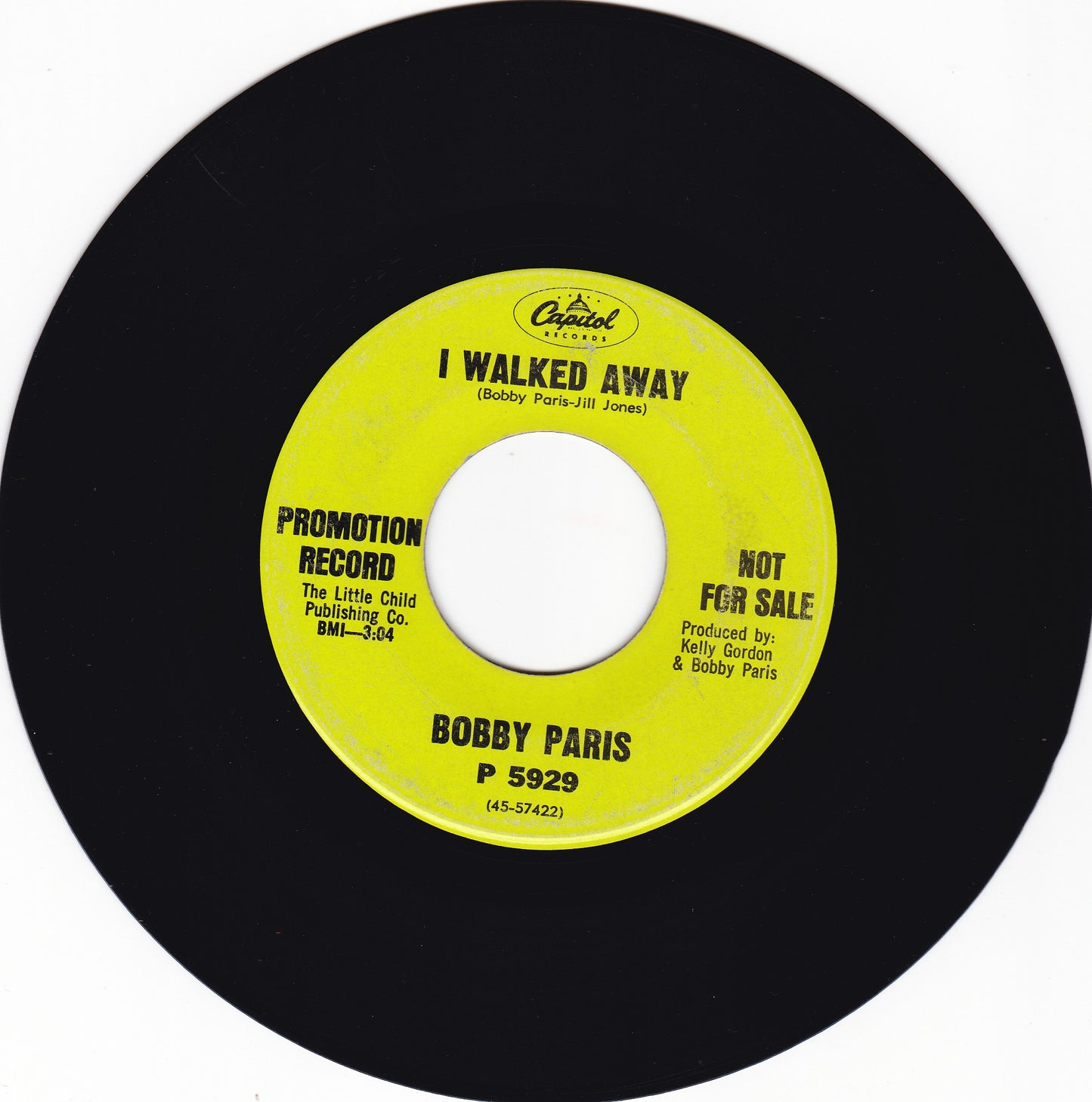 Bobby Paris I walked away