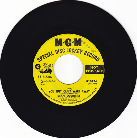 Dean Courtney You just can't walk away