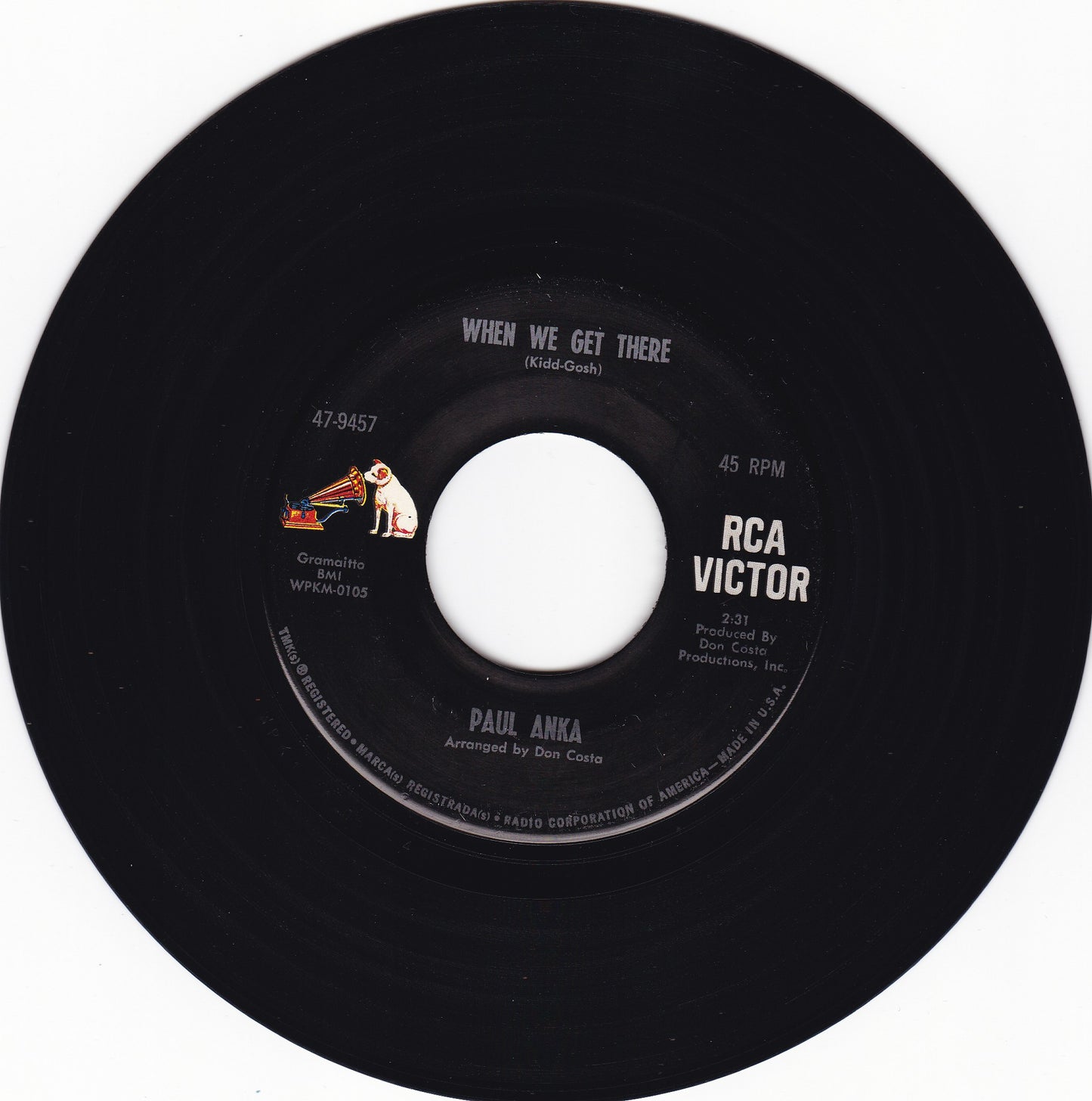 Paul Anka When we get there