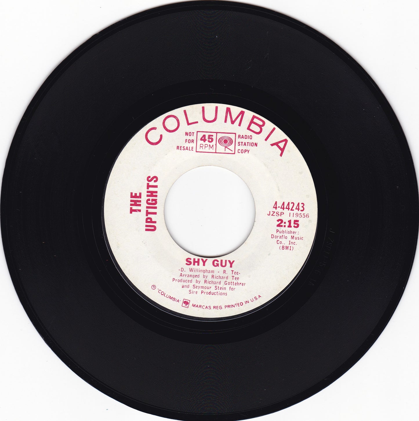 The Uptights Shy guy