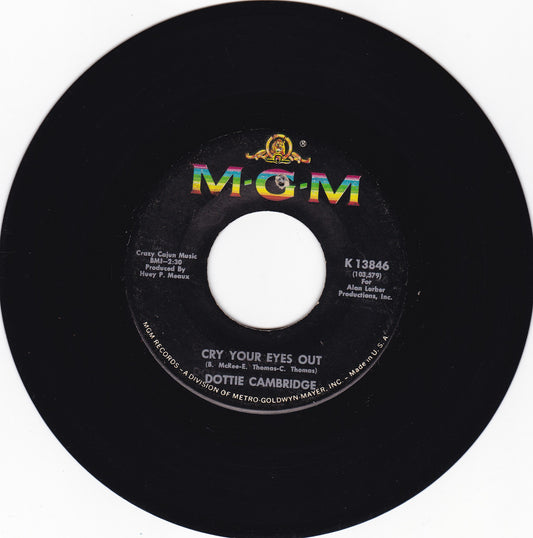 Dottie Cambridge Cry your eyes out