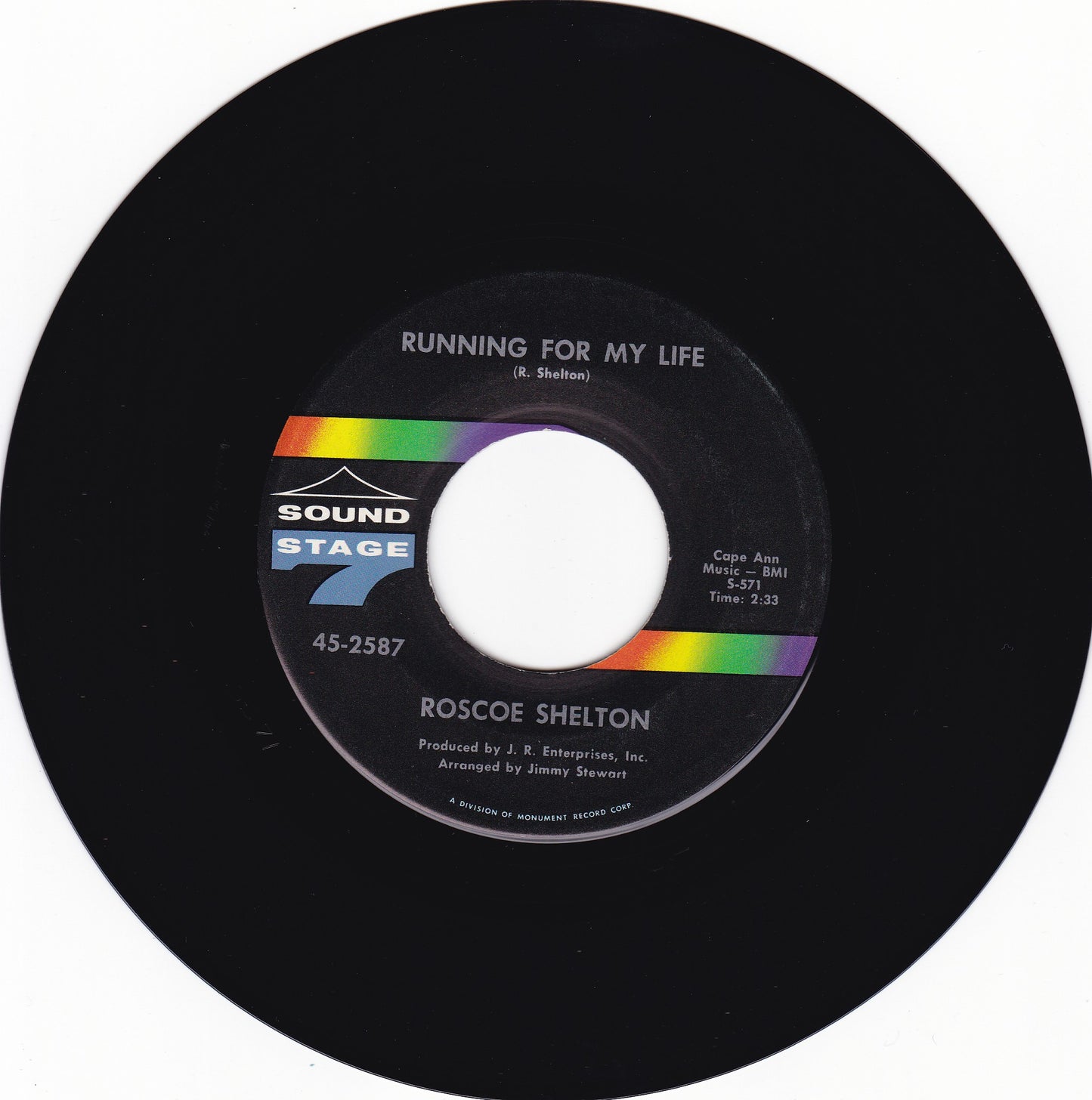 Roscoe Shelton Running for my life