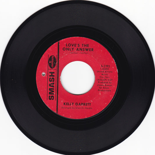 Kelly Garrett Love's the only answer