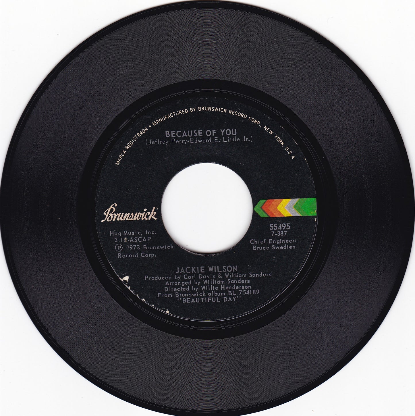 Jackie Wilson Because of you
