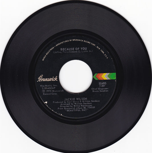 Jackie Wilson Because of you