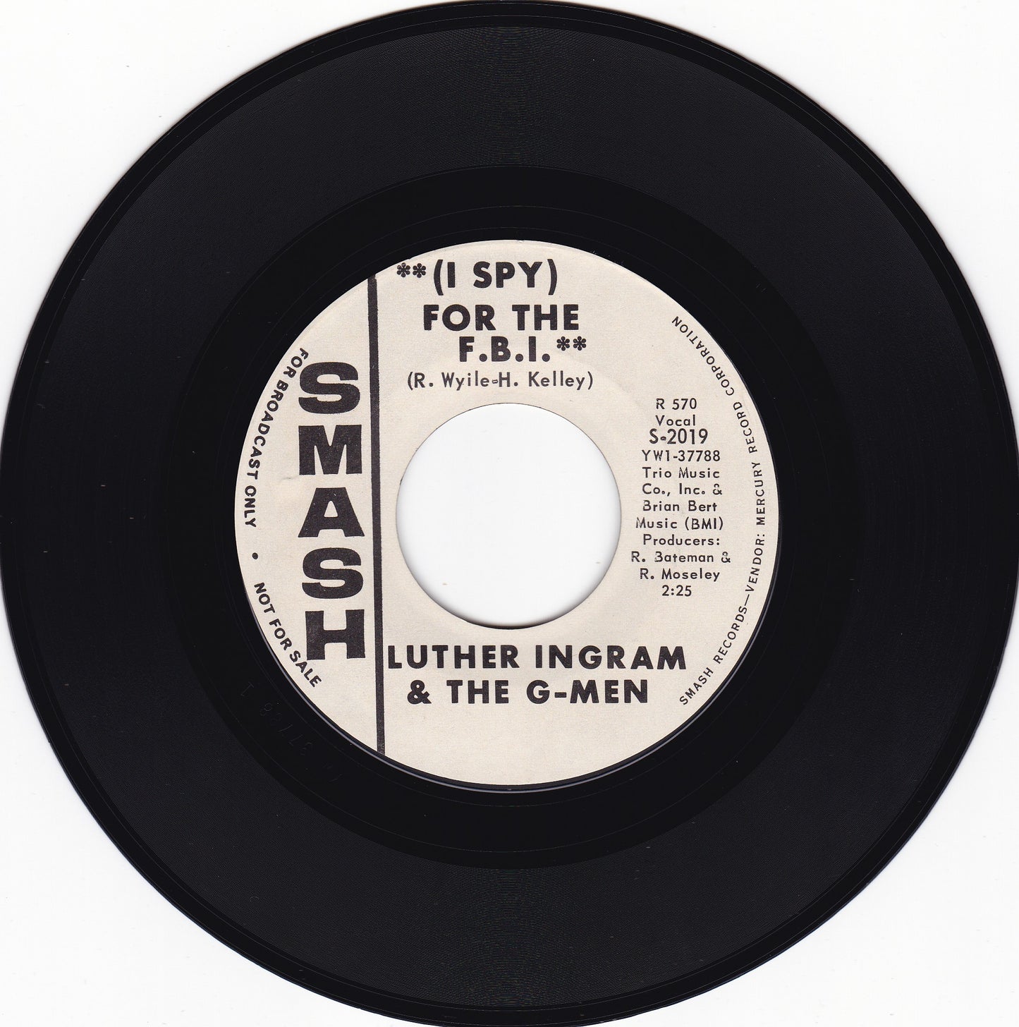 Luther Ingram & the G-Men I spy for the FBI