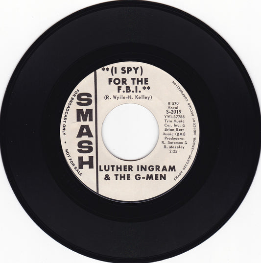 Luther Ingram & the G-Men I spy for the FBI