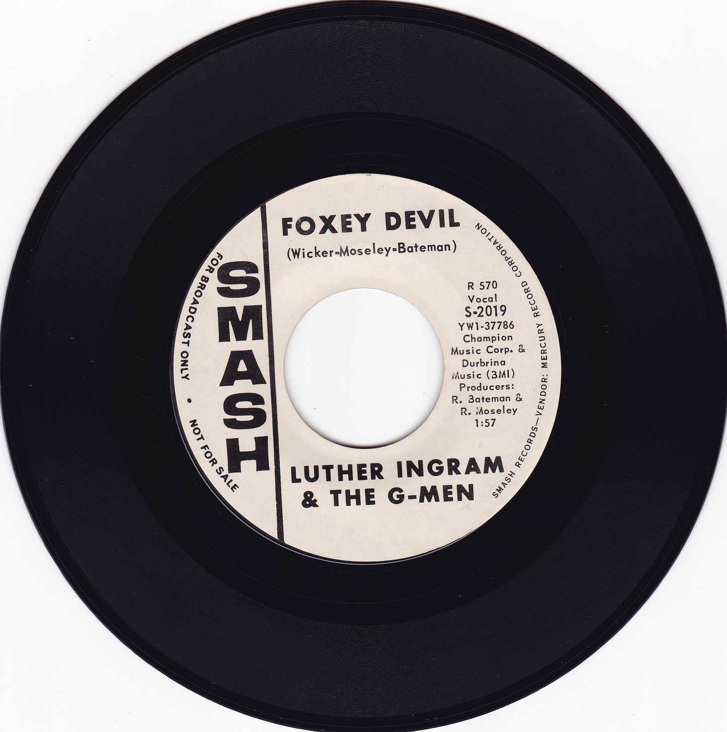 Luther Ingram & the G-Men I spy for the FBI