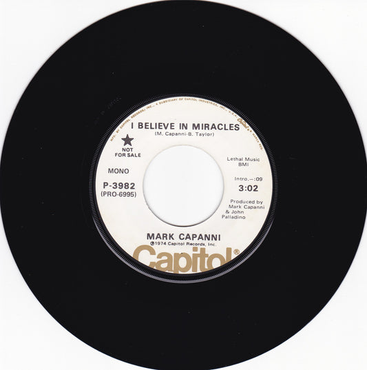 Mark Capanni I believe in miracles