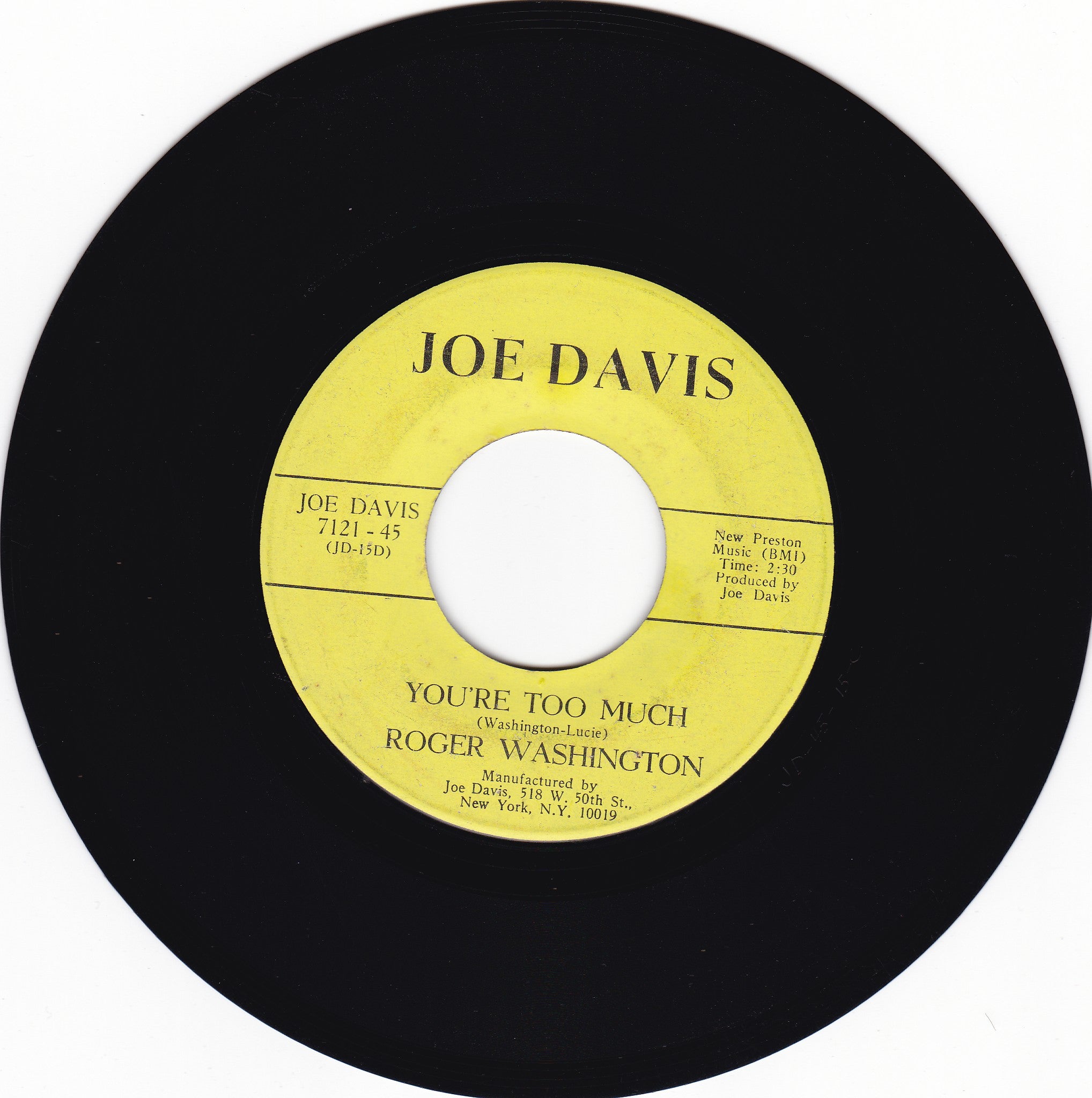 Roger Washington You're too much – 3 Before 8