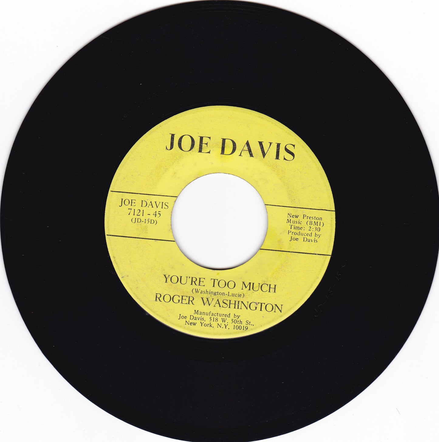 Roger Washington You're too much