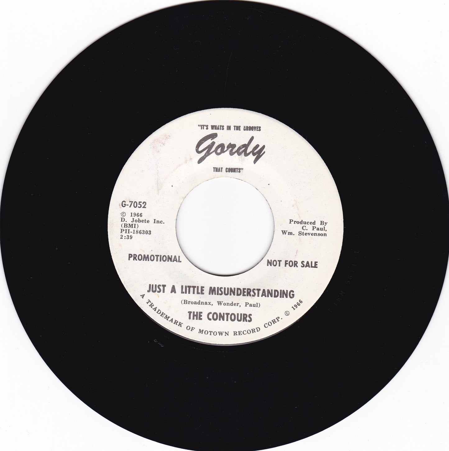 The Contours Just a little misunderstanding