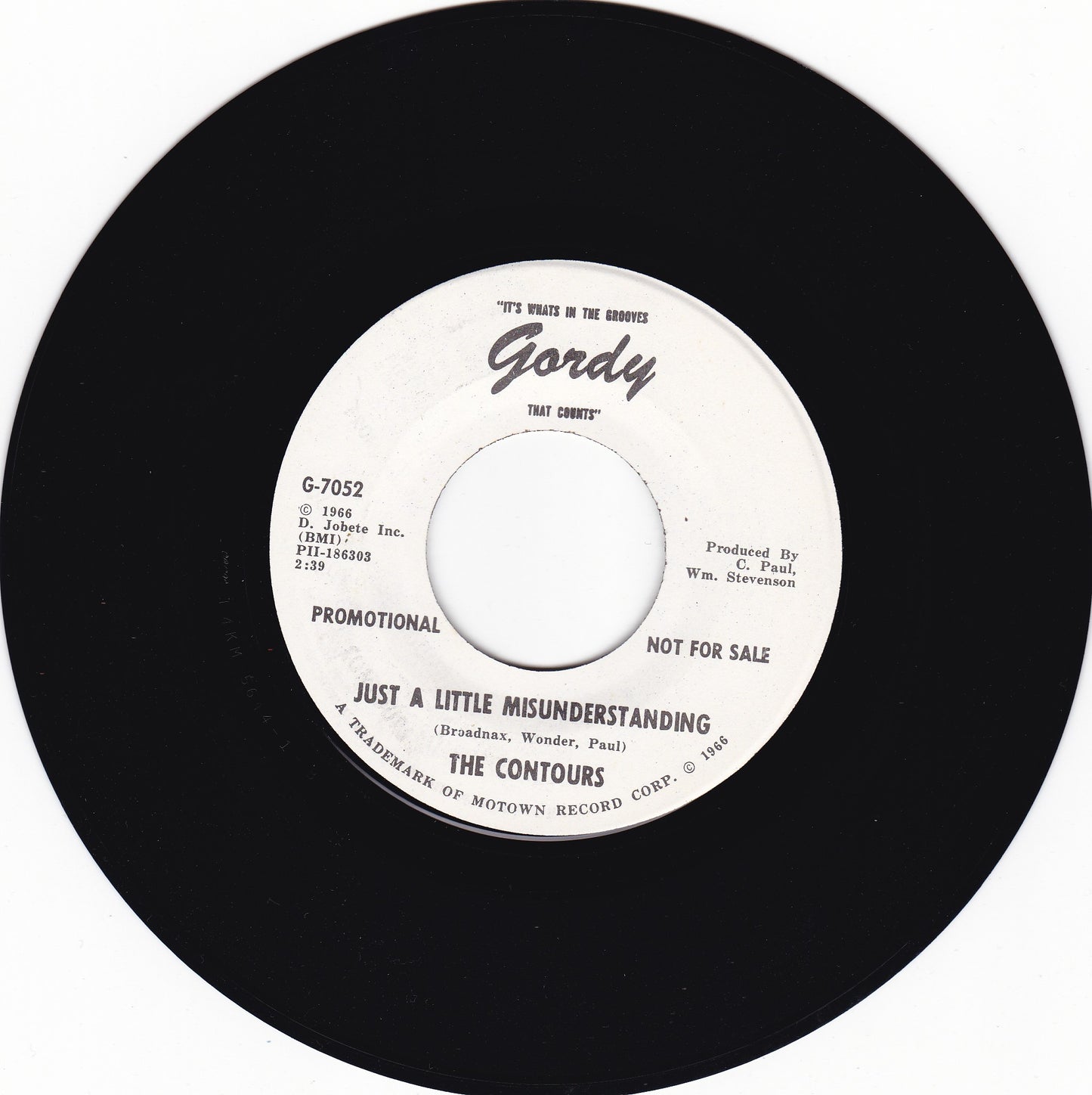 The Contours Just a little misunderstanding