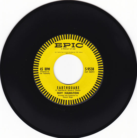 Roy Hamilton Earthquake