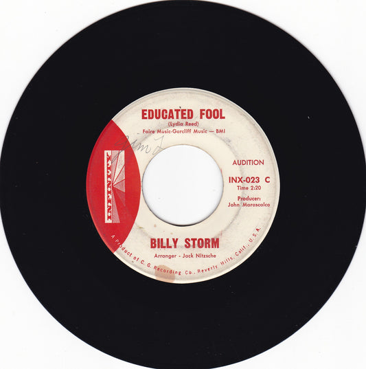 Billy Storm Educuated fool