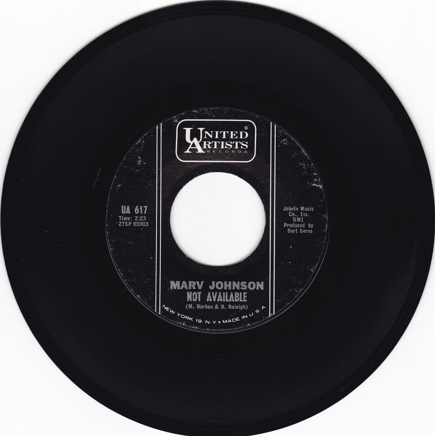 Marv Johnson Come on and stop