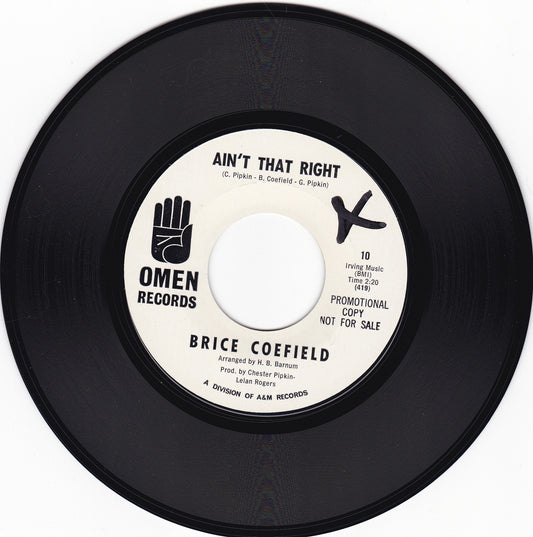 Brice Coefield Ain't that right