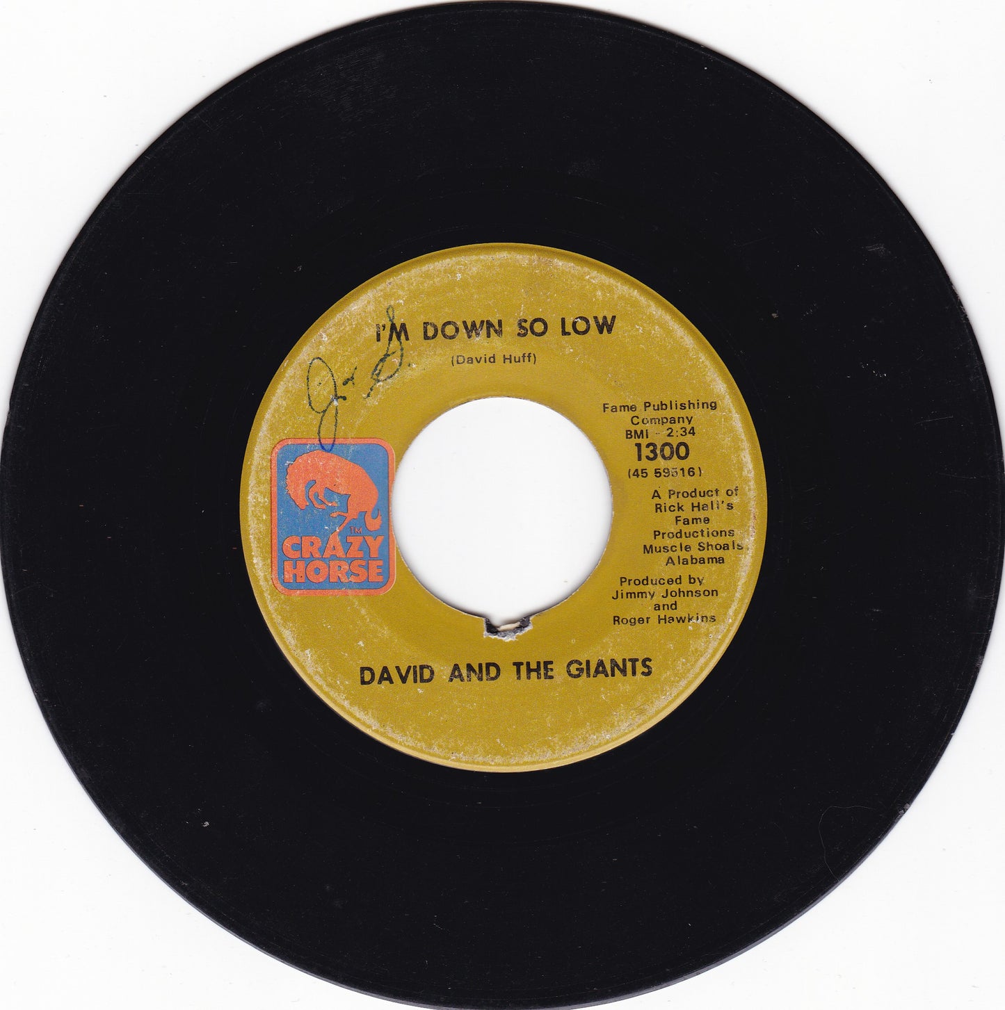 David and the Giants Ten miles high