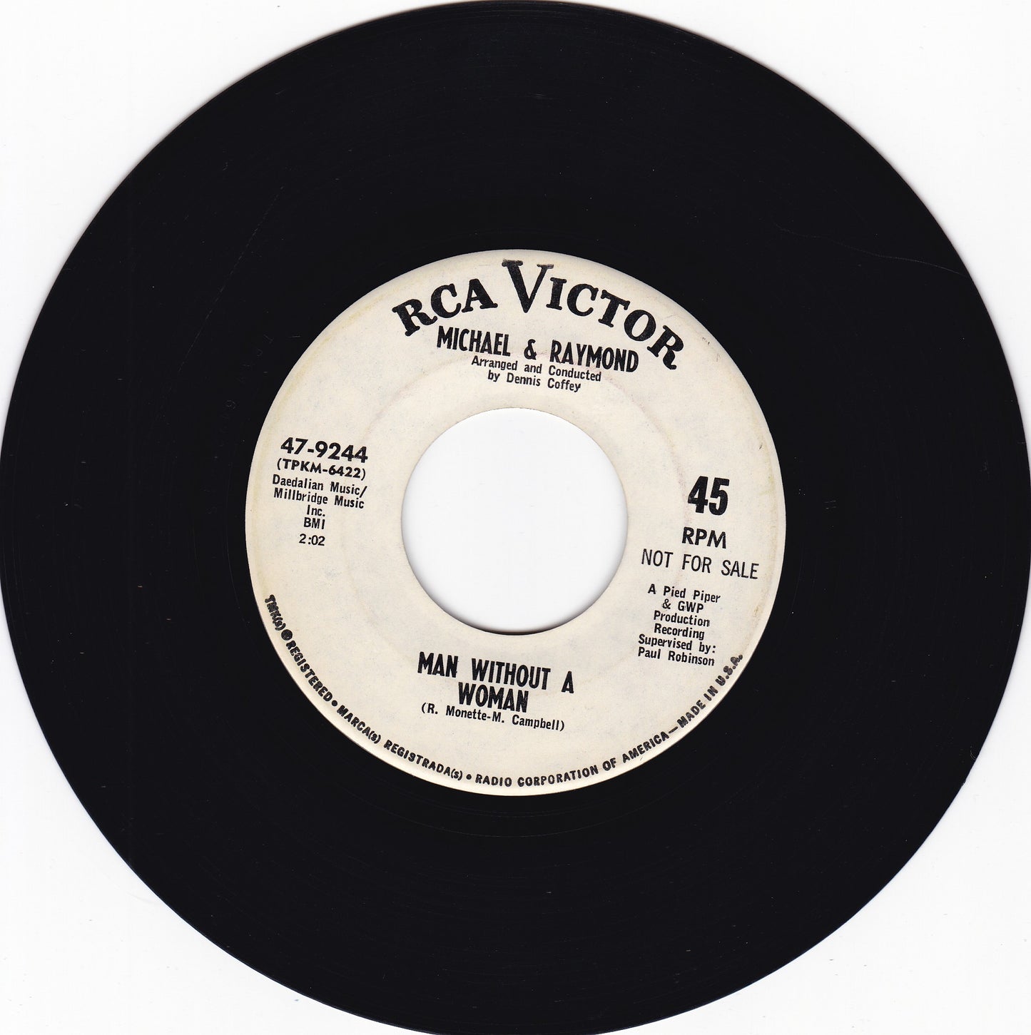 Michael & Raymond Man without a woman