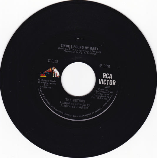 The Metros Since i found my baby