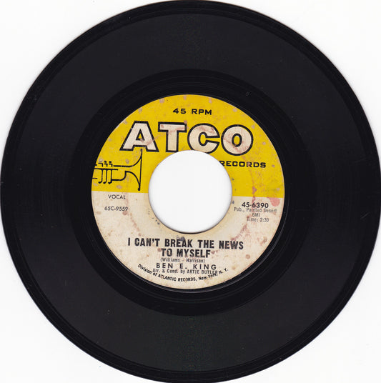 Ben E King I can't break the news to myself