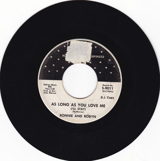 Ronnie and Robin As long as you love me