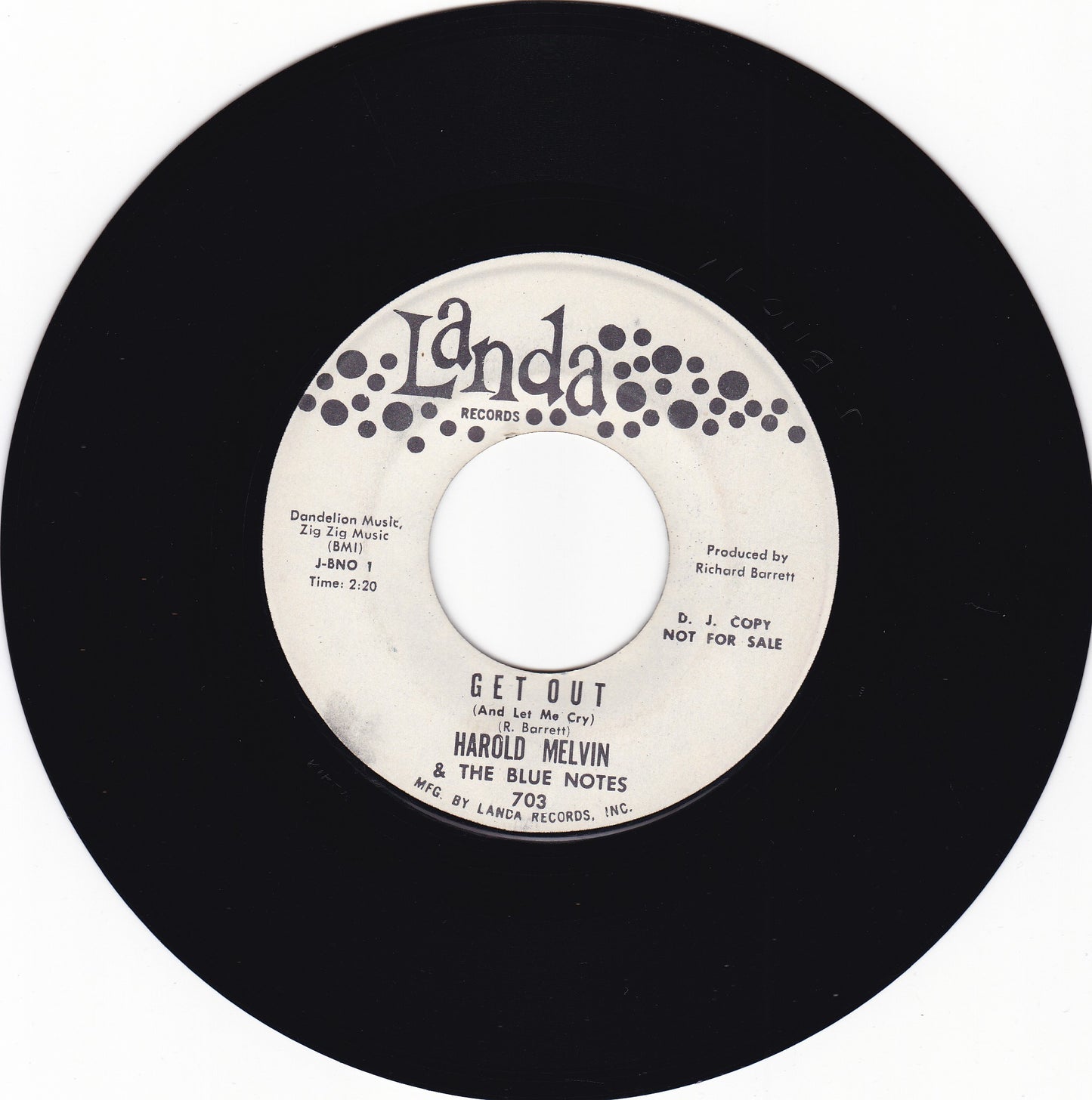 Harold Melvin and the Blue Notes Get out