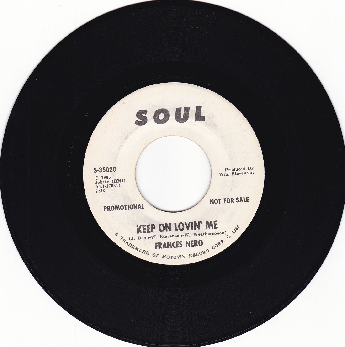 Frances Nero Keep on lovin me
