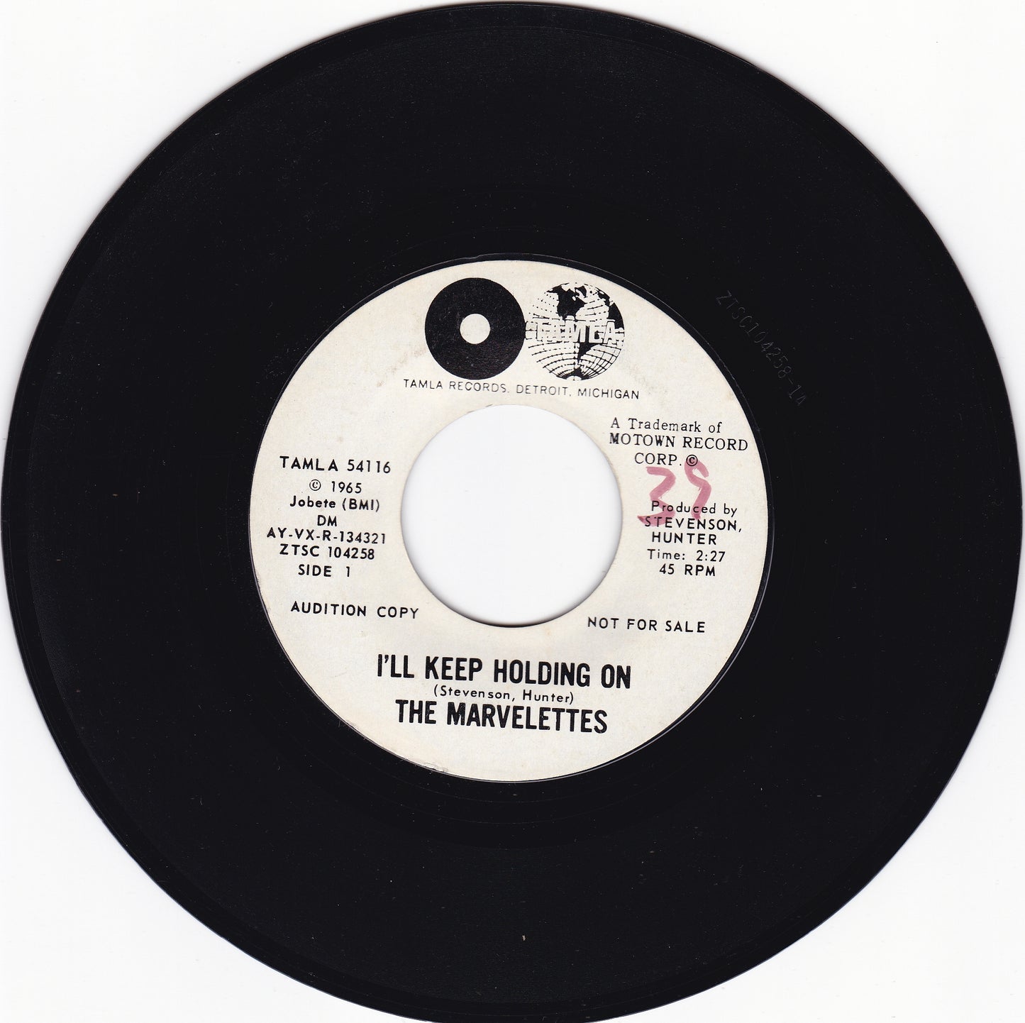 The Marvelettes I'll keep holding on
