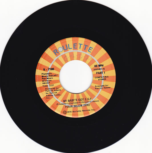 Four Below zero My baby's got ESP