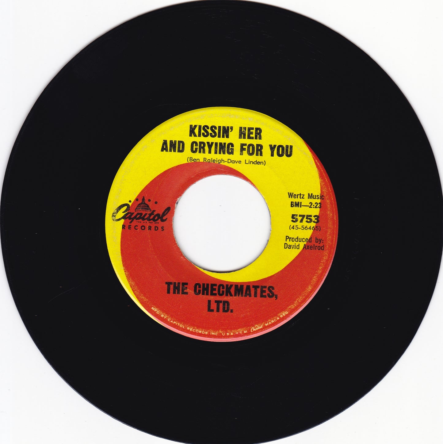 The Checkmates LTD Kissin her and crying for you