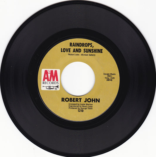 Robert John Raindrops love and sunshine