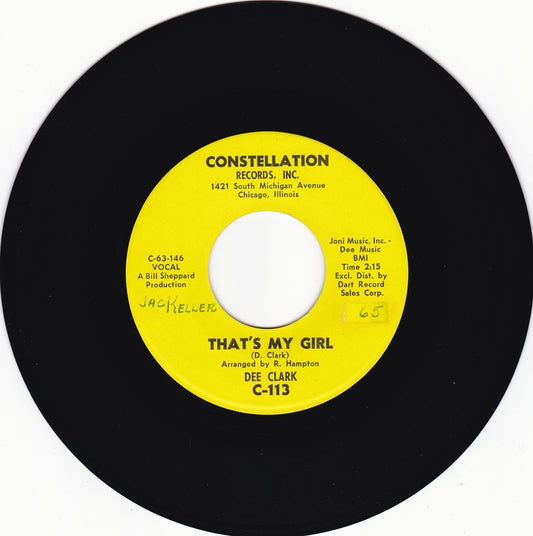 Dee Clark That's my girl