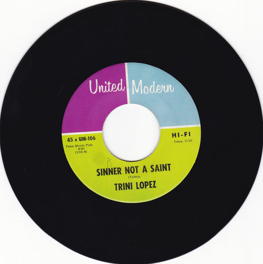 Trini Lopez Sinner not a saint