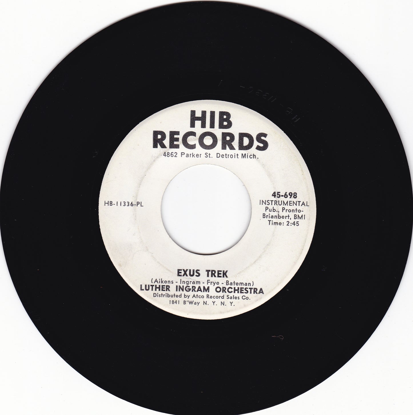 Luther Ingram Orchestra Exus Trek