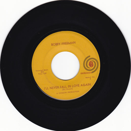 Bobby Freeman I'll never fall in love again