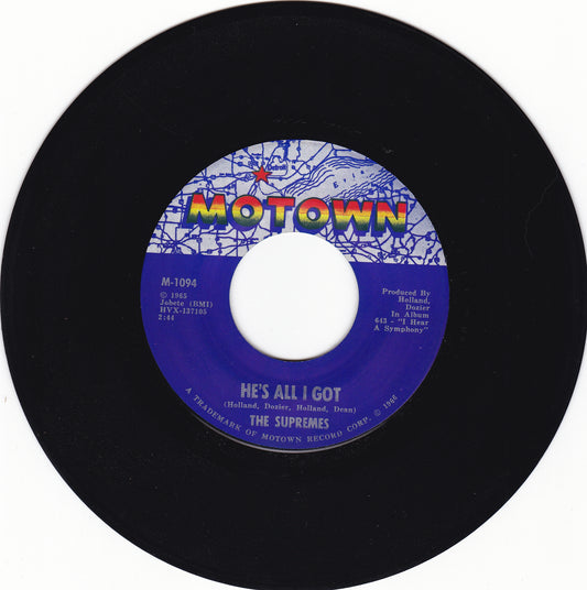 The Supremes He's all i got