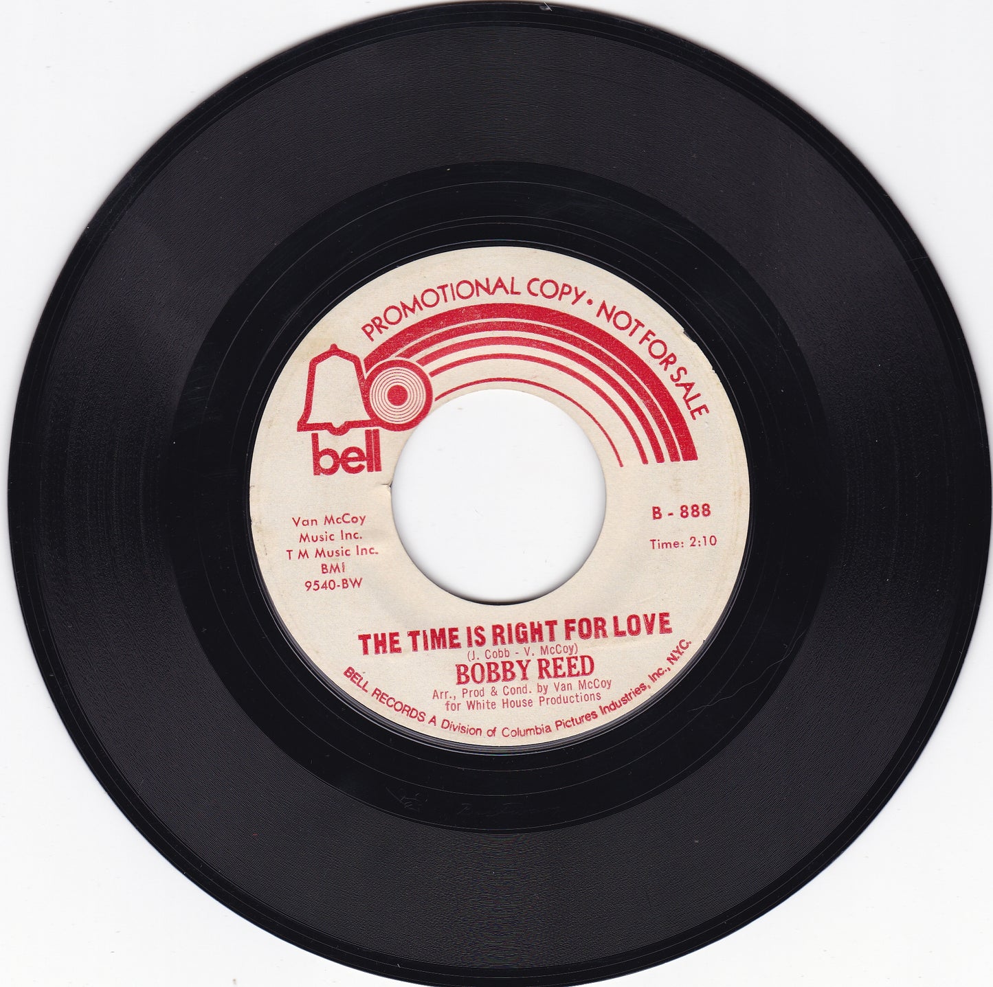 Bobby Reed The time is right for love