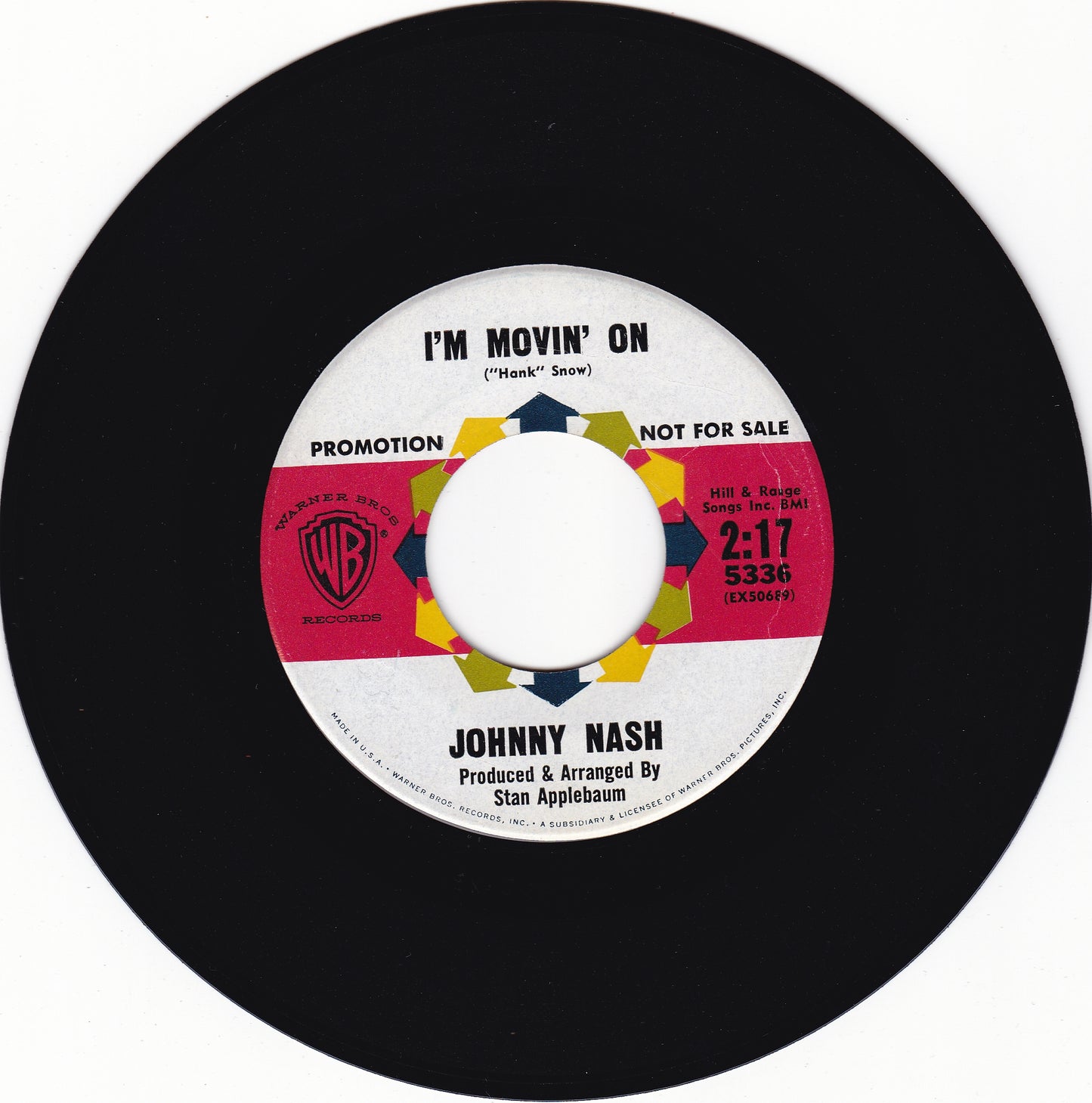 Johnny Nash I'm movin on