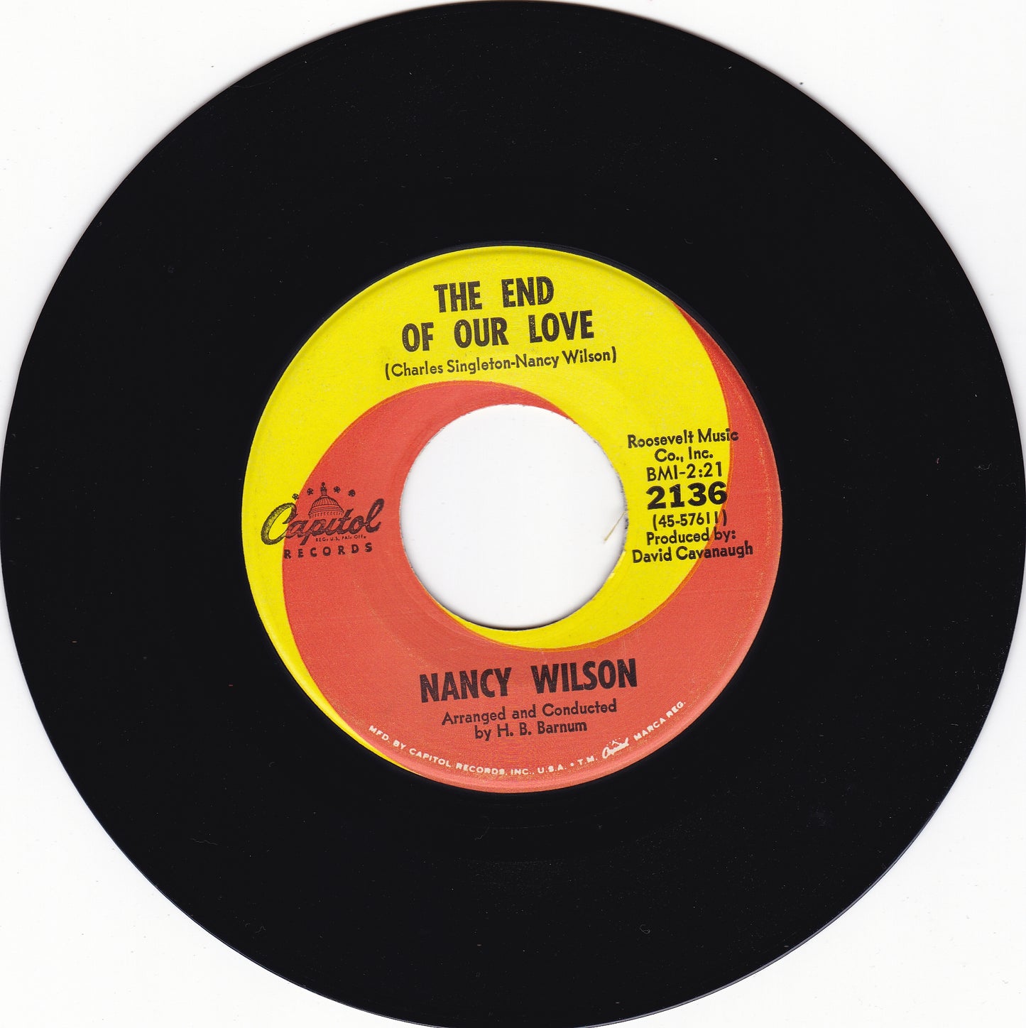 Nancy Wilson The end of our love