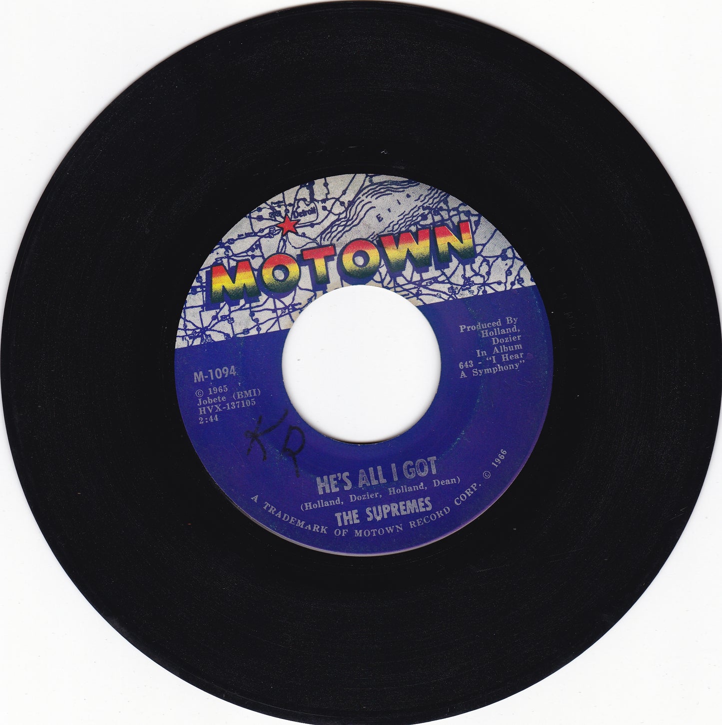 The Supremes He's all i got