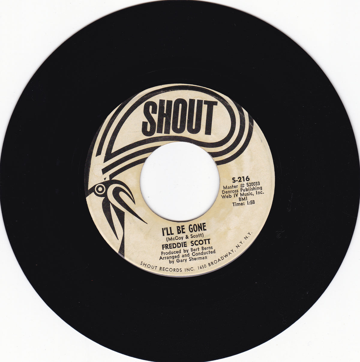 Freddie Scott I'll be gone