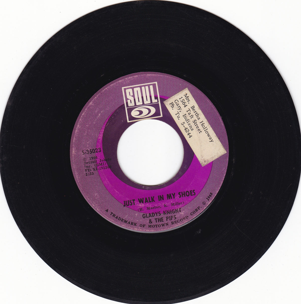 Gladys Knight & the Pips Just walk in my shoes