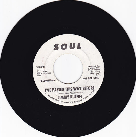 Jimmy Ruffin I've passed this way before