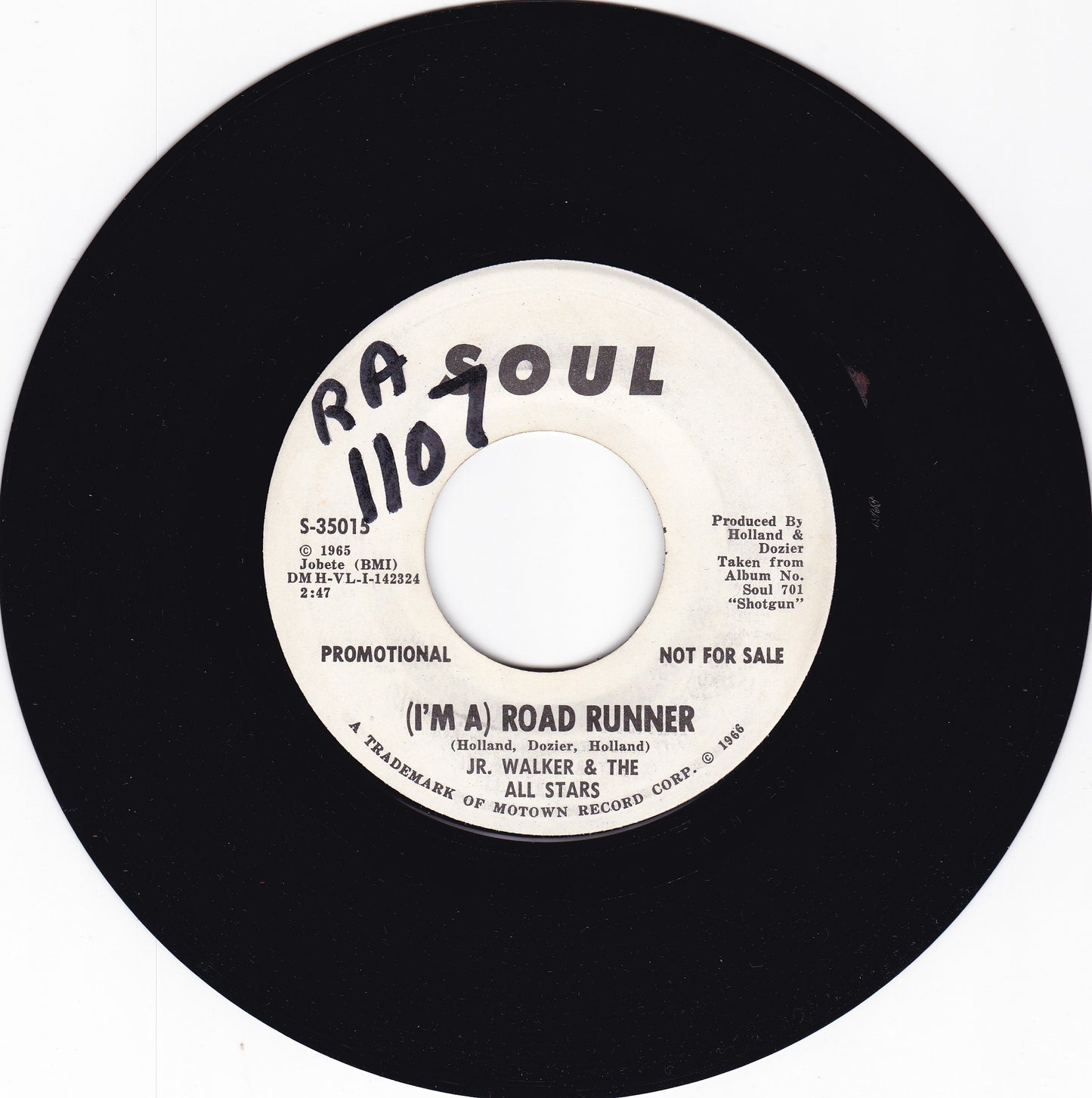 JR Walker & the All stars I'm a road runner