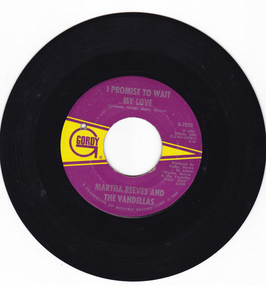 Martha Reeves and the Vandellas I promise to wait my love