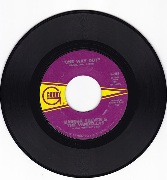 Martha Reeves & the Vandellas One way out