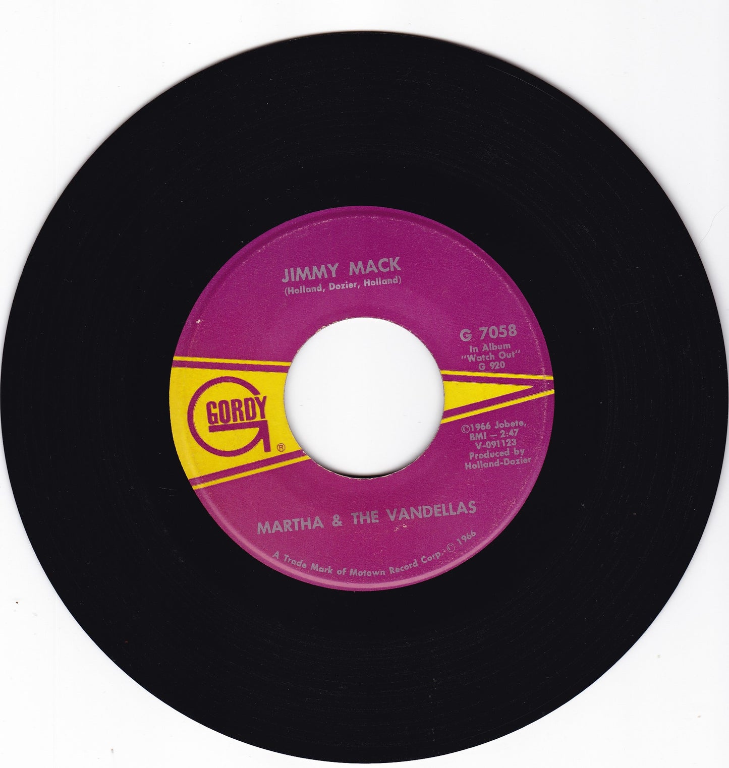 Martha & the Vandellas Jimmy Mack